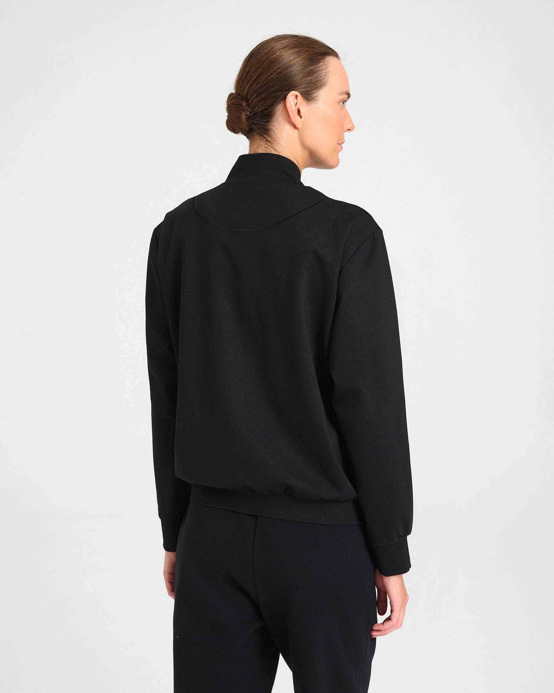 Cotton Punto di Roma and Velvet Bomber Jacket - 001542766 - image 5