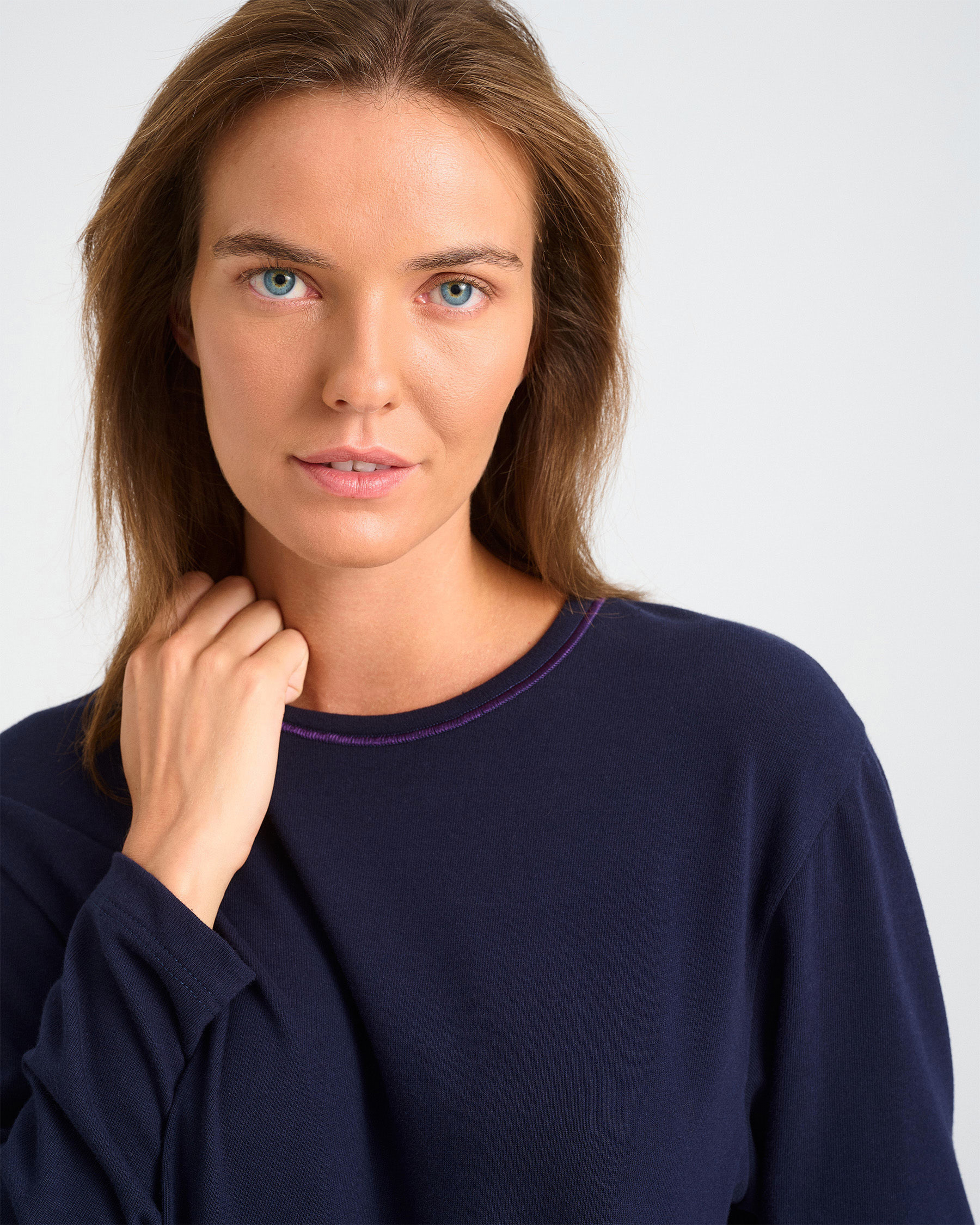 Long-Sleeved Bio Cotton Top - 001581043 - image 5