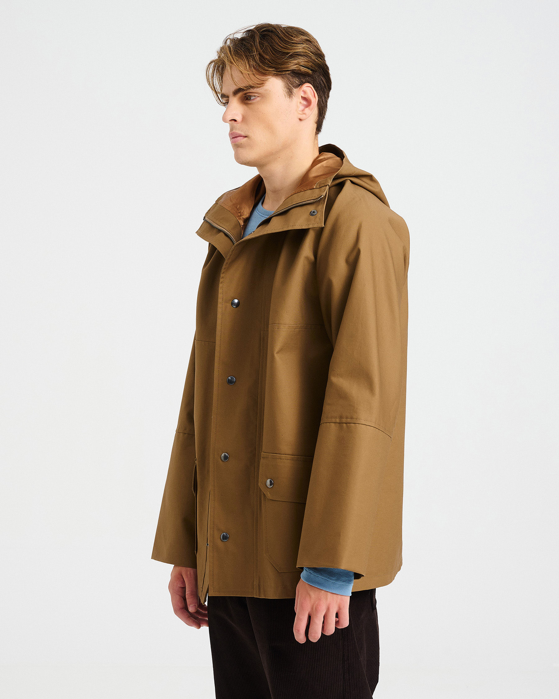 Windproof Cotton Hooded Jacket - 001692118m - image 3