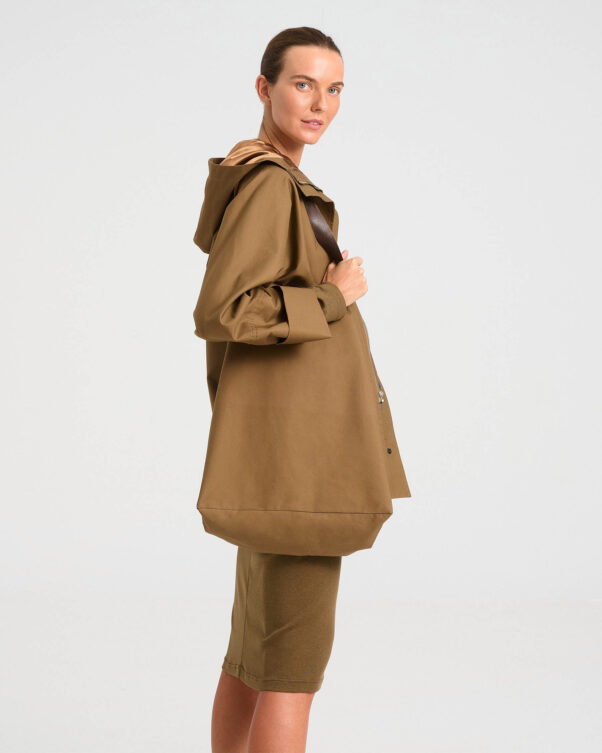 Oversized Τσάντα Tote από Αντιανεμικό Βαμβάκι - 001699413 - Εικόνα 1
