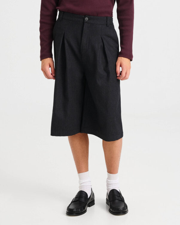 Wool-Cotton Blend Jupe-Culottes - 002413061m - image 2