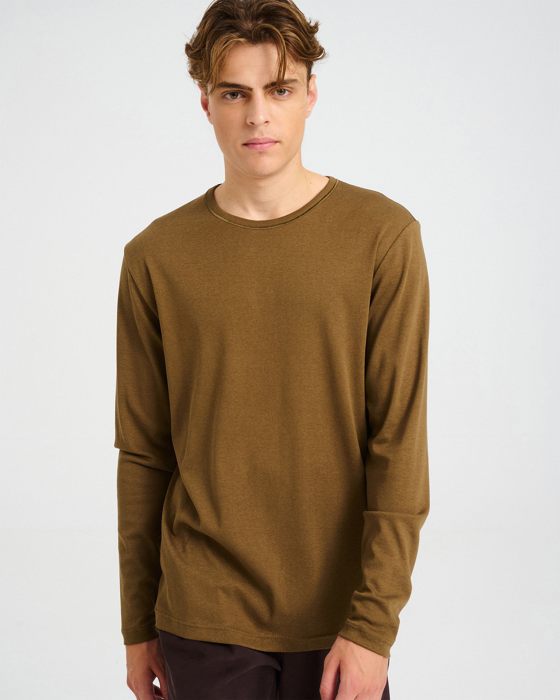 Long-Sleeved Bamboo and Cotton Top - 004051043m - image 6