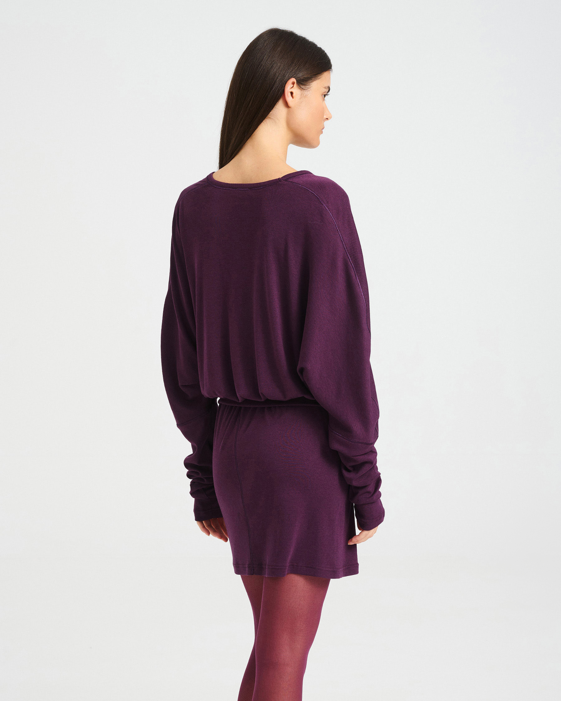 Bamboo and Cotton Top with Deep V-Neck - 004051113 - image 3