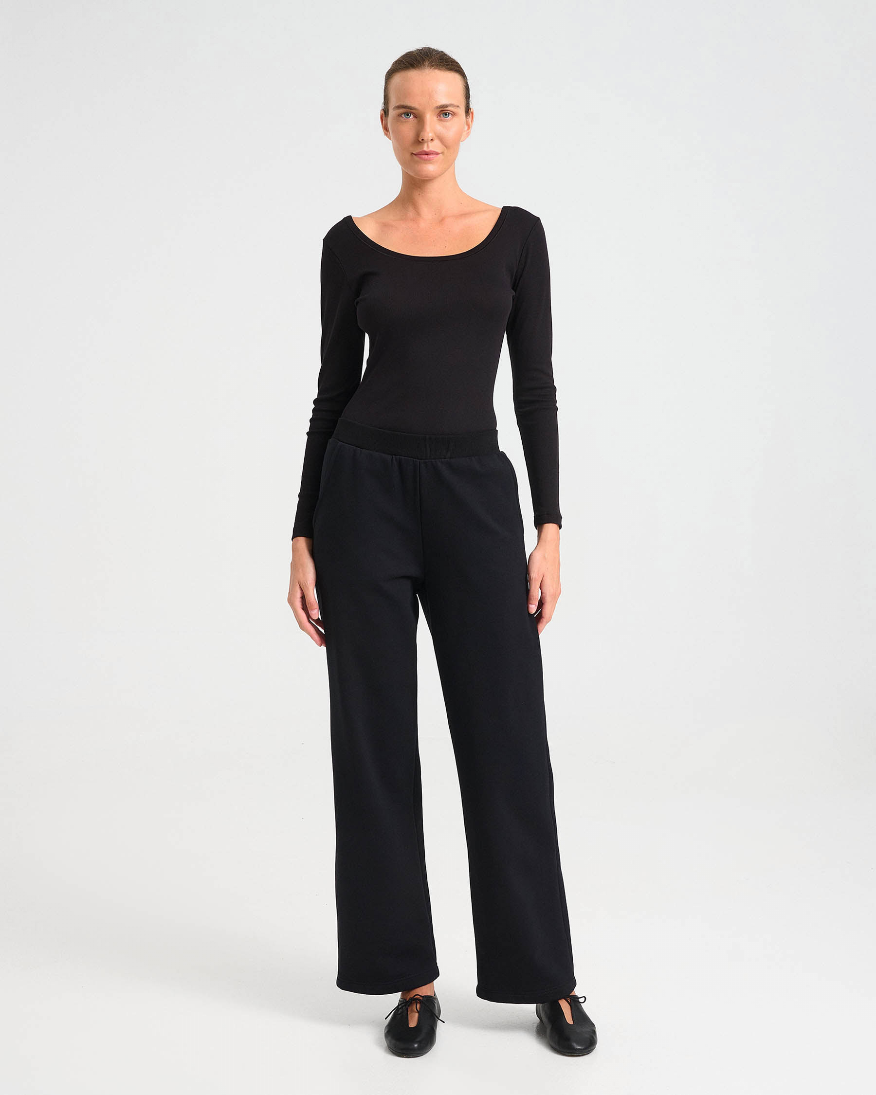Ballet Neckline Bamboo and Cotton Top - 004051260 - image 6