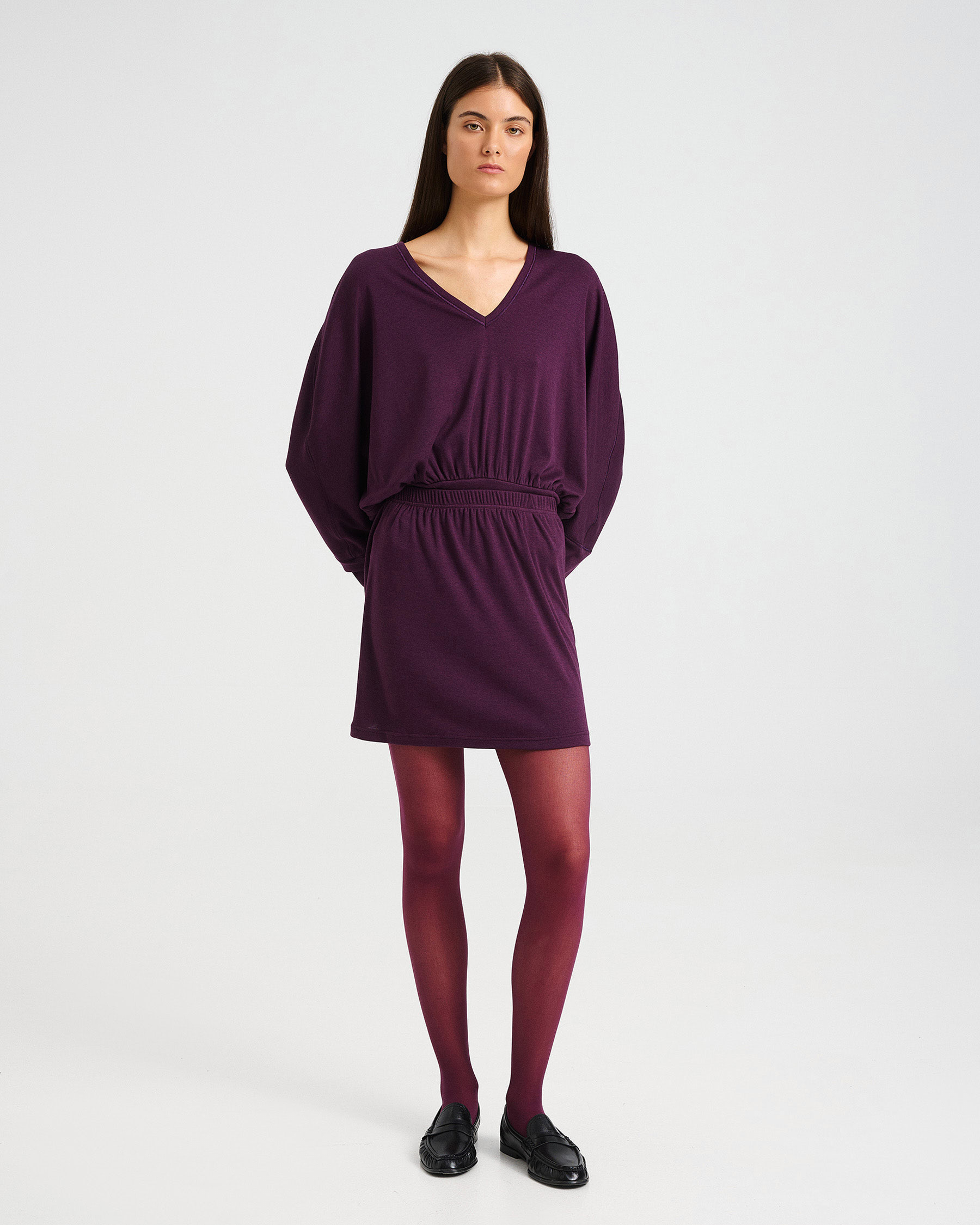 Bamboo and Cotton Mini Skirt - 004054078 - image 1