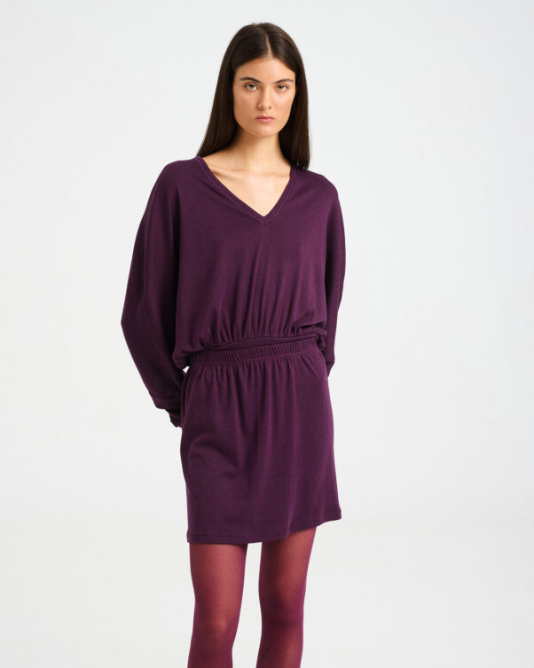 Bamboo and Cotton Mini Skirt - 004054078 - image 2