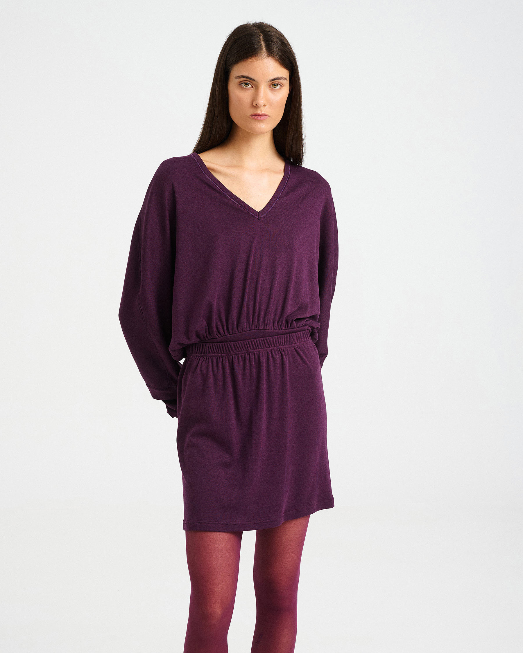 Bamboo and Cotton Mini Skirt - 004054078 - image 2