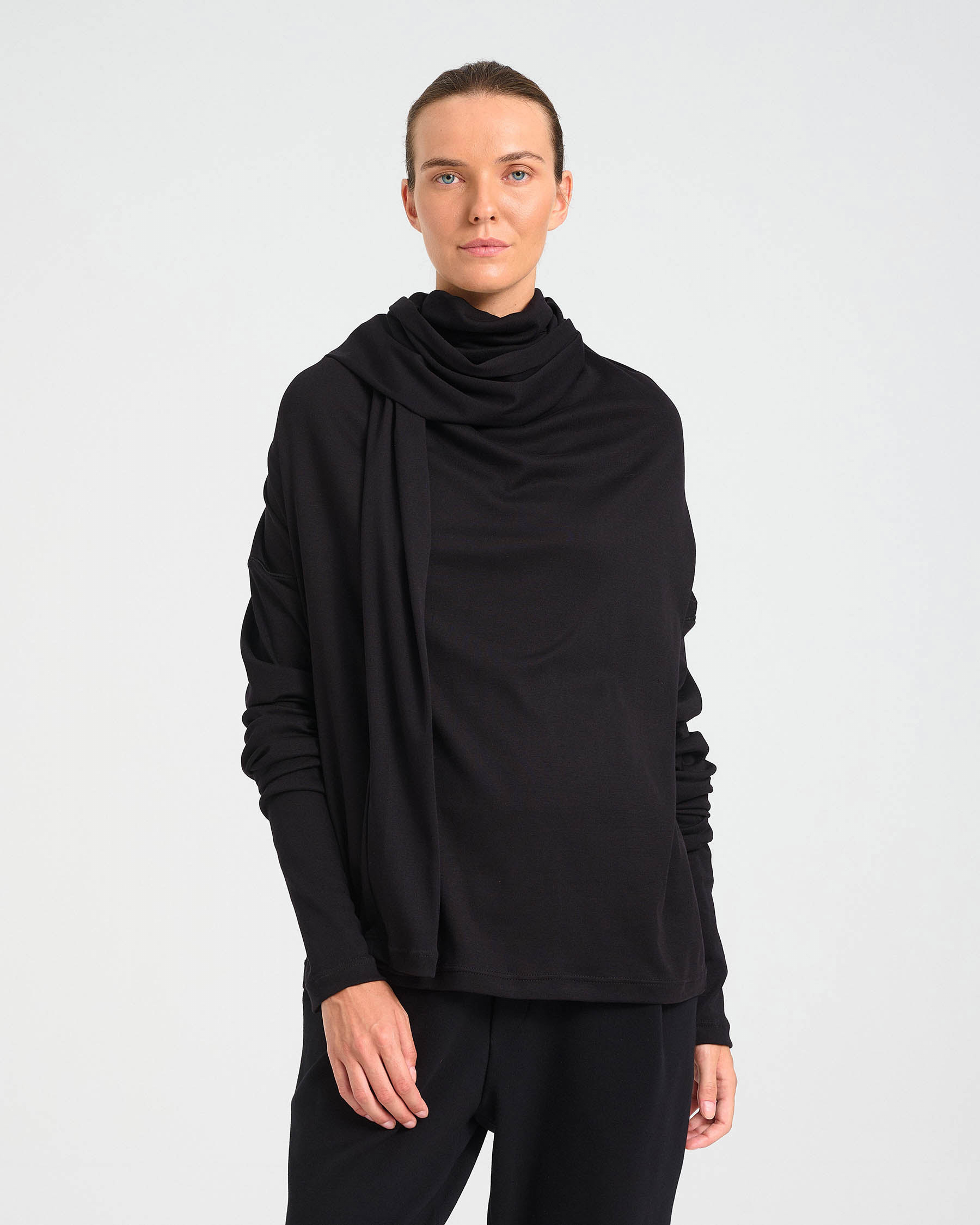 Polymorphic Bamboo and Cotton Dress-Top - 004055206 - image 7