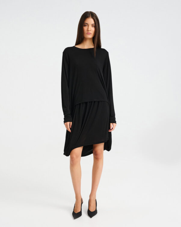 Viscose Mini Dress - 006505526 - image 1