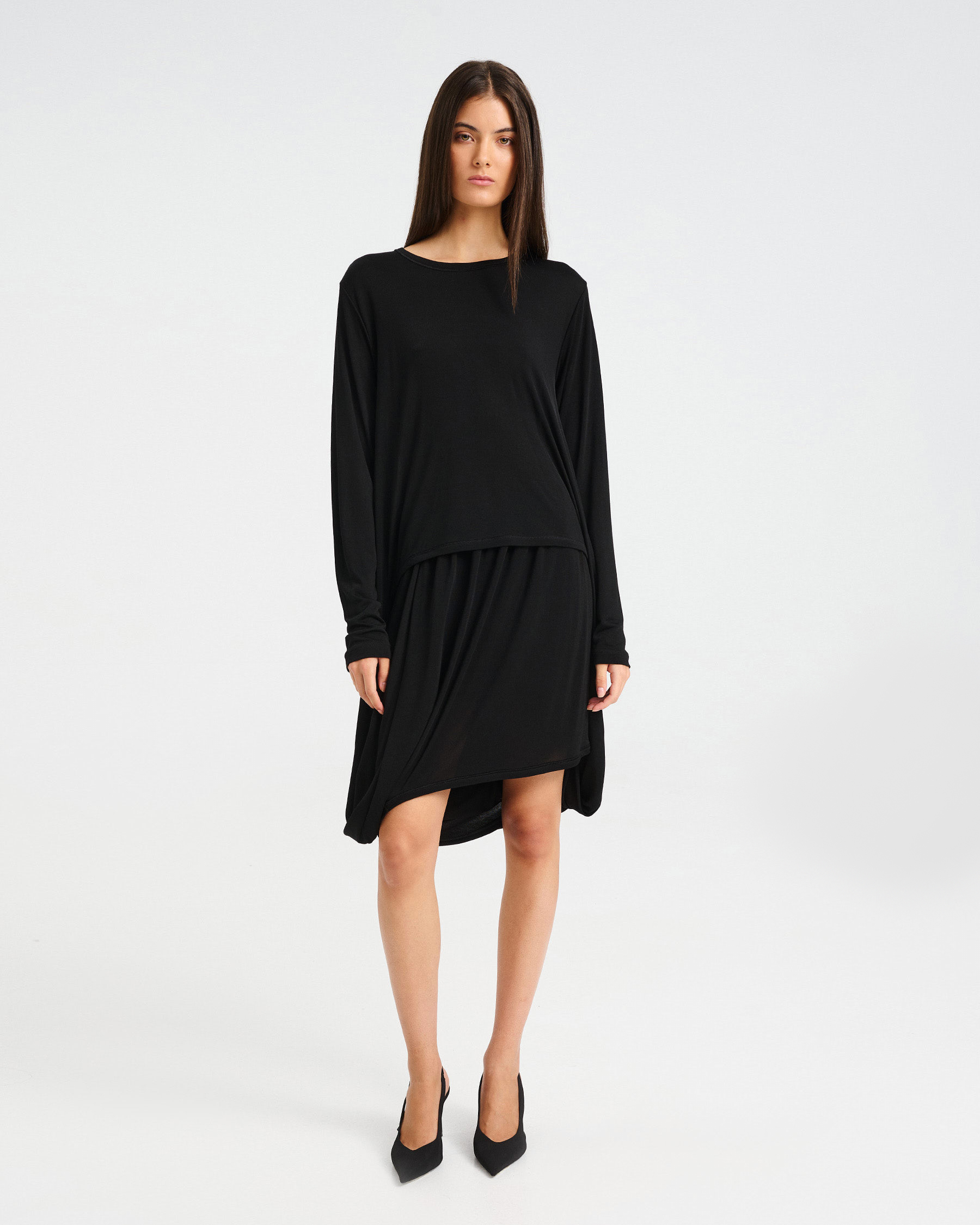 Viscose Mini Dress - 006505526 - image 1