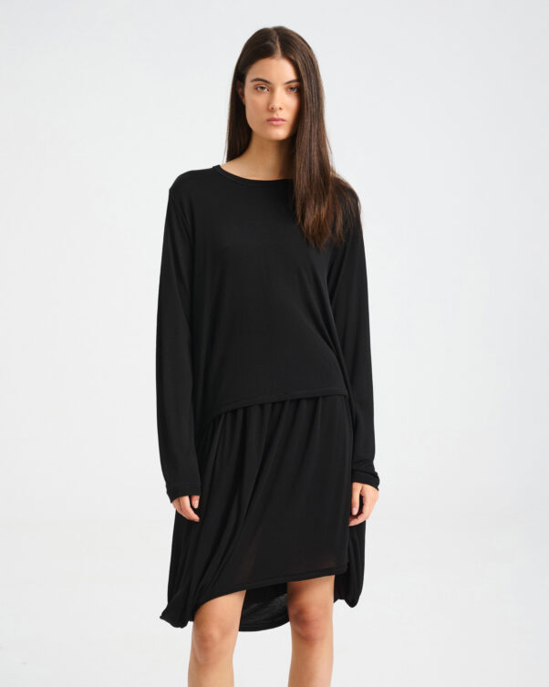 Viscose Mini Dress - 006505526 - image 2