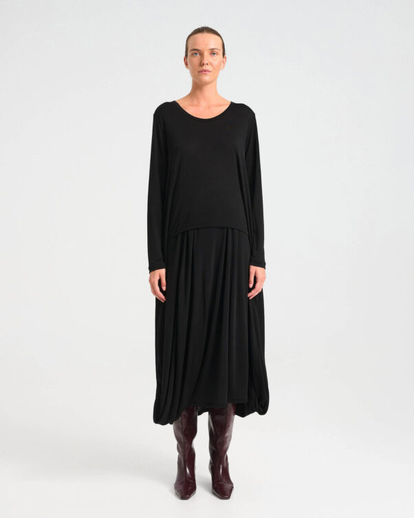 Viscose Midi Dress - 006505527 - image 1