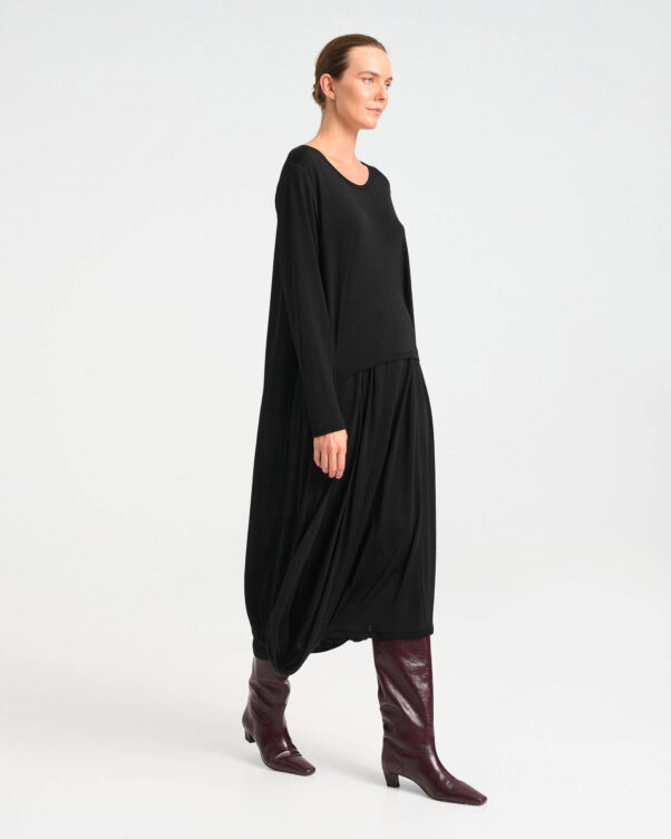 Viscose Midi Dress - 006505527 - image 2