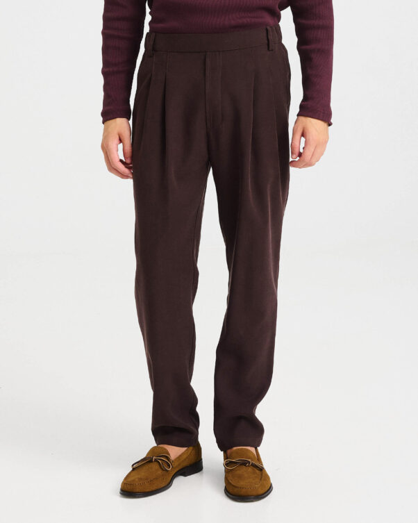 Pleated Viscose Trousers - 006693021m - image 2