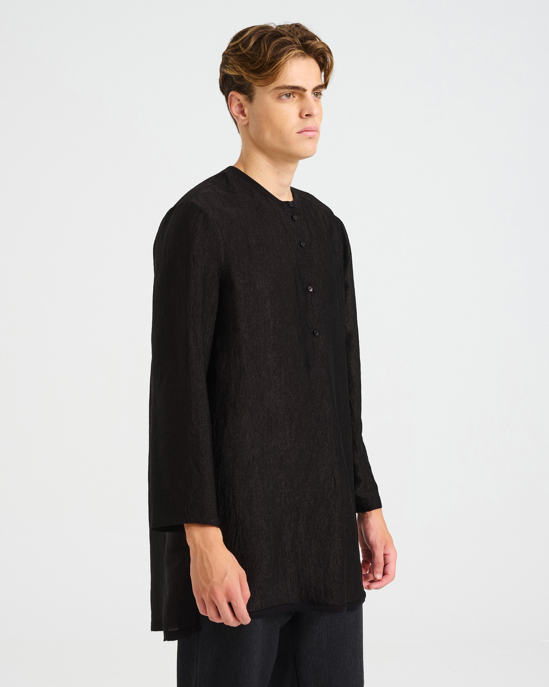 Long Acetate Tunic - 006872509m - image 3