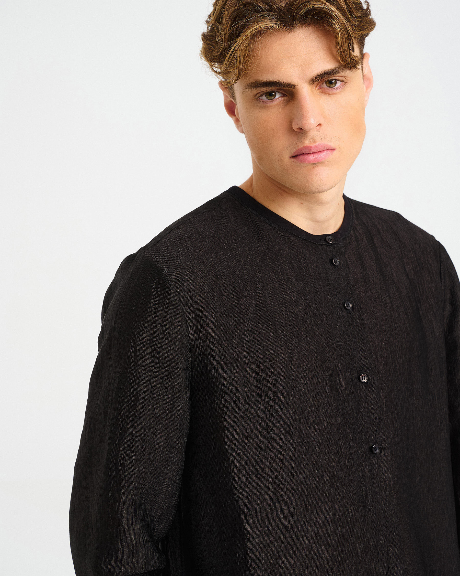 Long Acetate Tunic - 006872509m - image 6