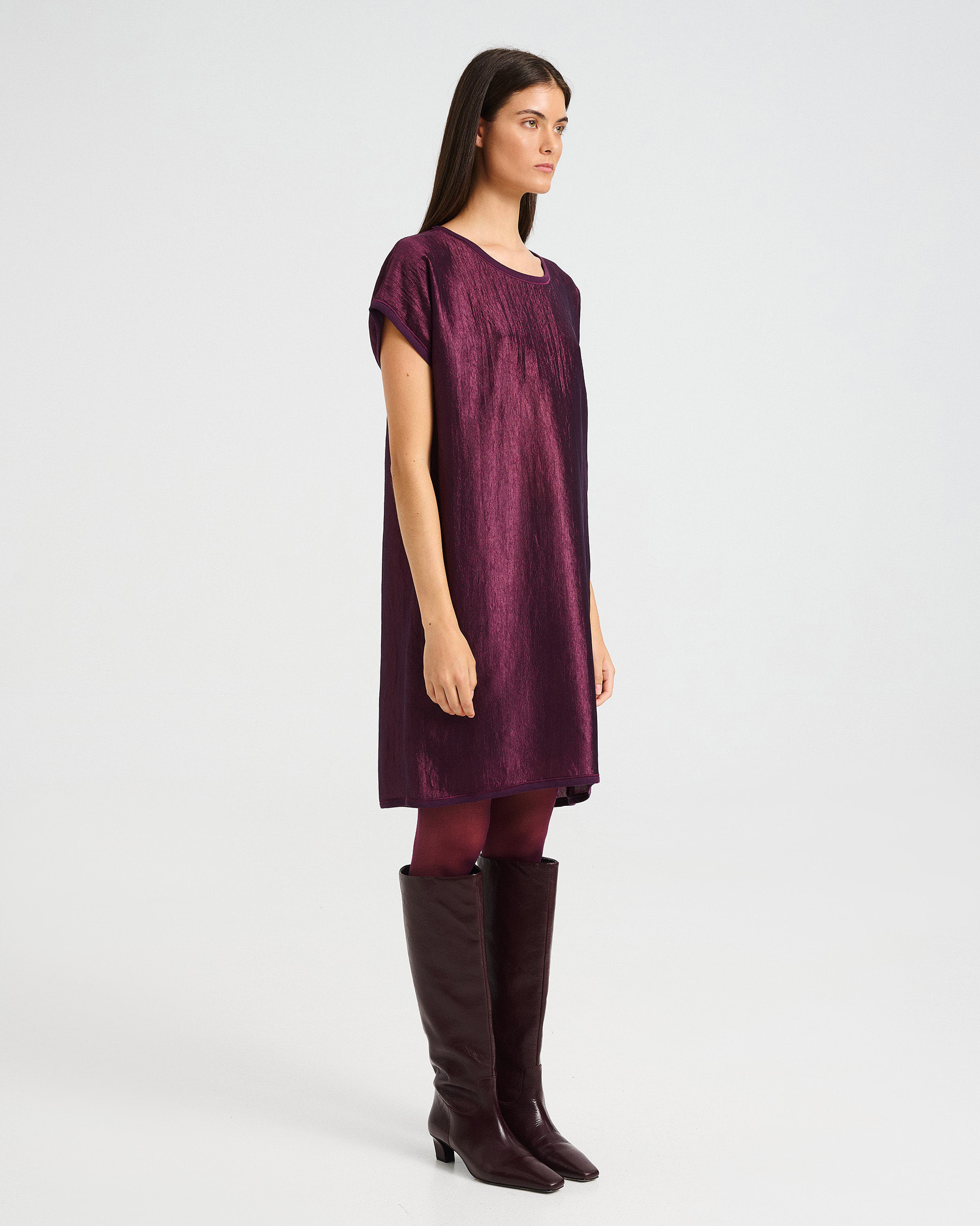 Acetate Mini Dress - 006875102 - image 2