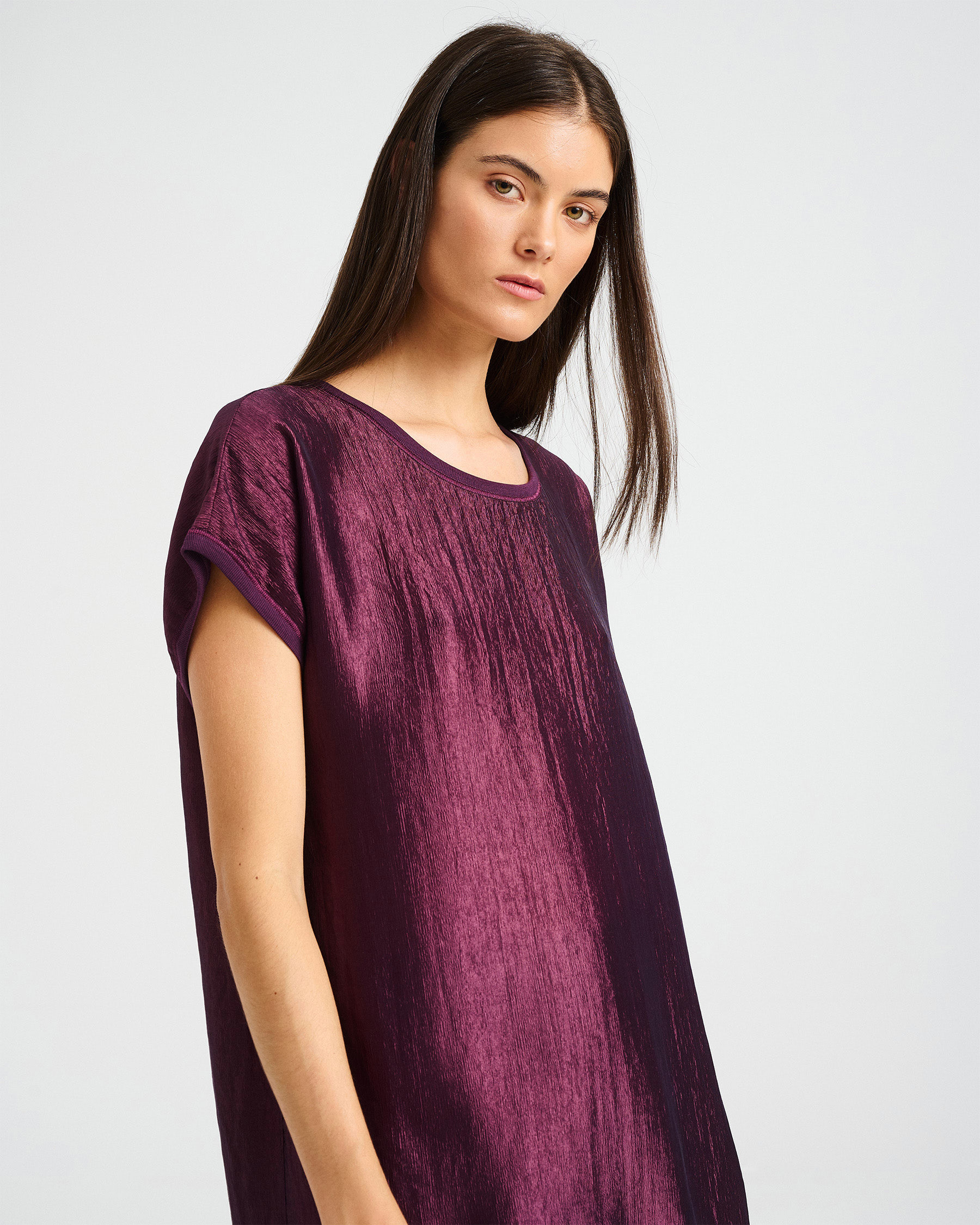 Acetate Mini Dress - 006875102 - image 4