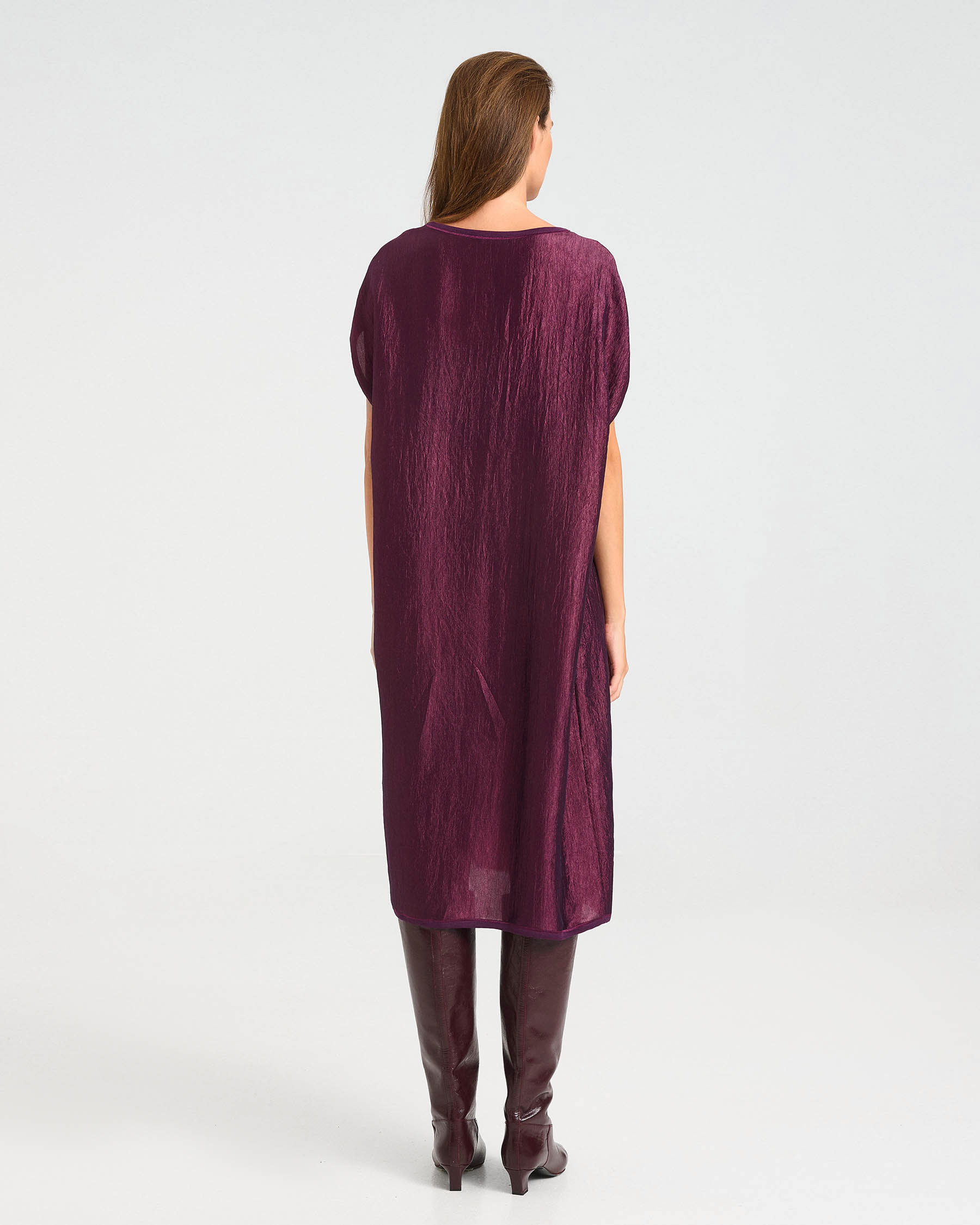 Acetate Midi Dress - 006875510 - image 3