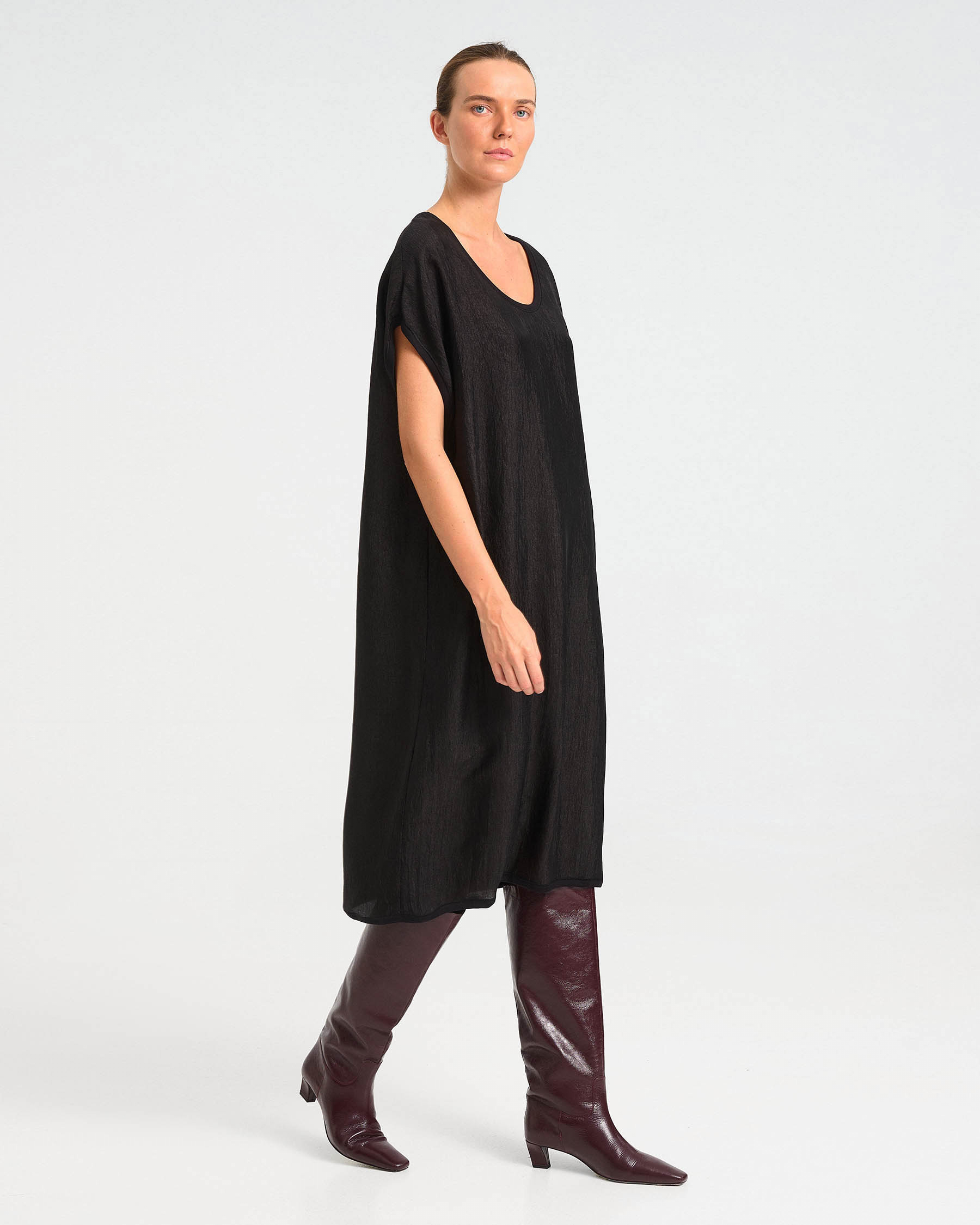 Acetate Midi Dress - 006875510 - image 4